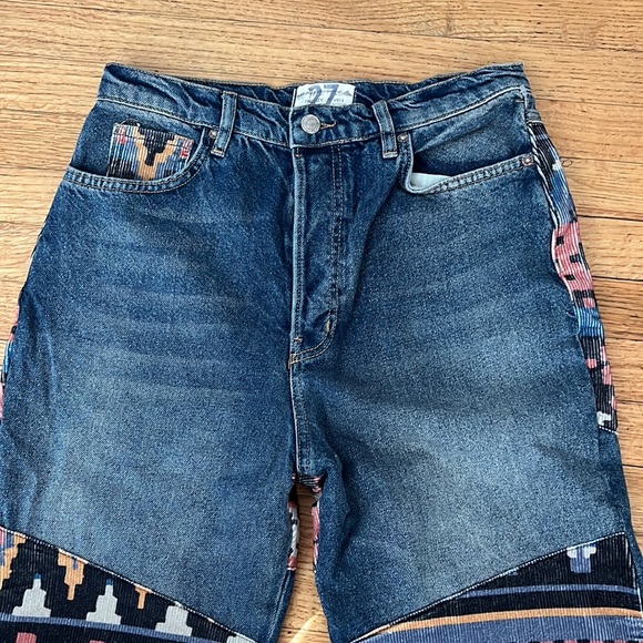 Free people We the Free Rocky Mountain Straight Leg Jeans High Waisted - Picture 10 of 14